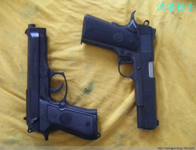 眼见为实，M1911和92FS的终极比较 - 流浪枪手 - 流浪枪手的驿站