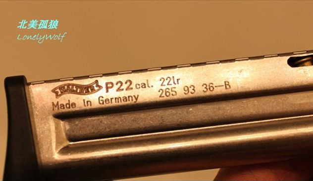 [原创]德国瓦尔特P22小手枪:附开瓜图 - 北美孤狼 - 北美孤狼的博客