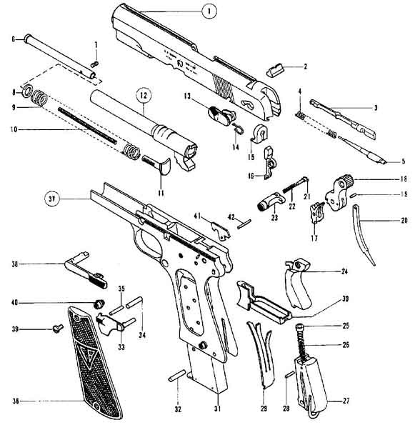 枪的构造部件图片